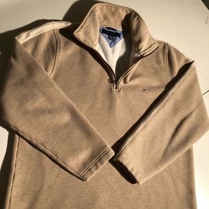 Tommy Hilfiger Brown 1/4 zip size M Brown sweater
